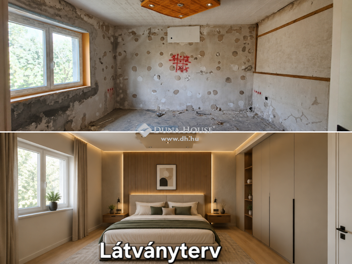 Lehetséges belső kialakítás – látványterv